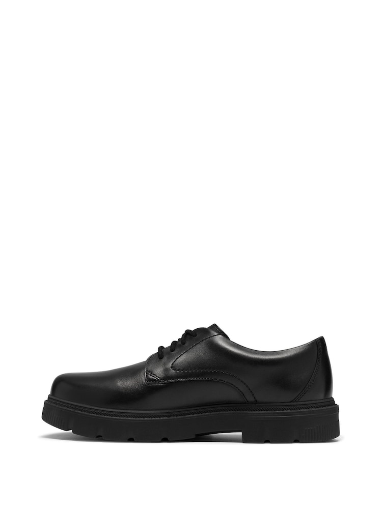 Clarks Black Standard Fit Lorcam Walk Shoes - Image 2 of 6