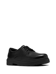 Clarks Black Standard Fit Lorcam Walk Shoes - Image 3 of 6