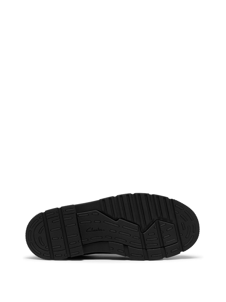 Clarks Black Standard Fit Lorcam Walk Shoes - Image 6 of 6