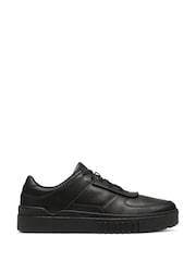 Clarks Black Older Boys Standard Fit Somerset Flex Trainers - Image 1 of 6