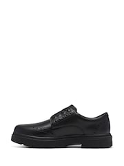 Clarks Black Lorcam Lace Leather Brogue Shoes - Image 2 of 8