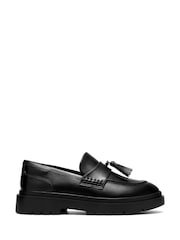Clarks Black Derry Loafers - Image 1 of 6