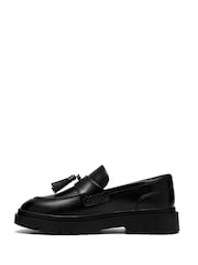 Clarks Black Derry Loafers - Image 2 of 6