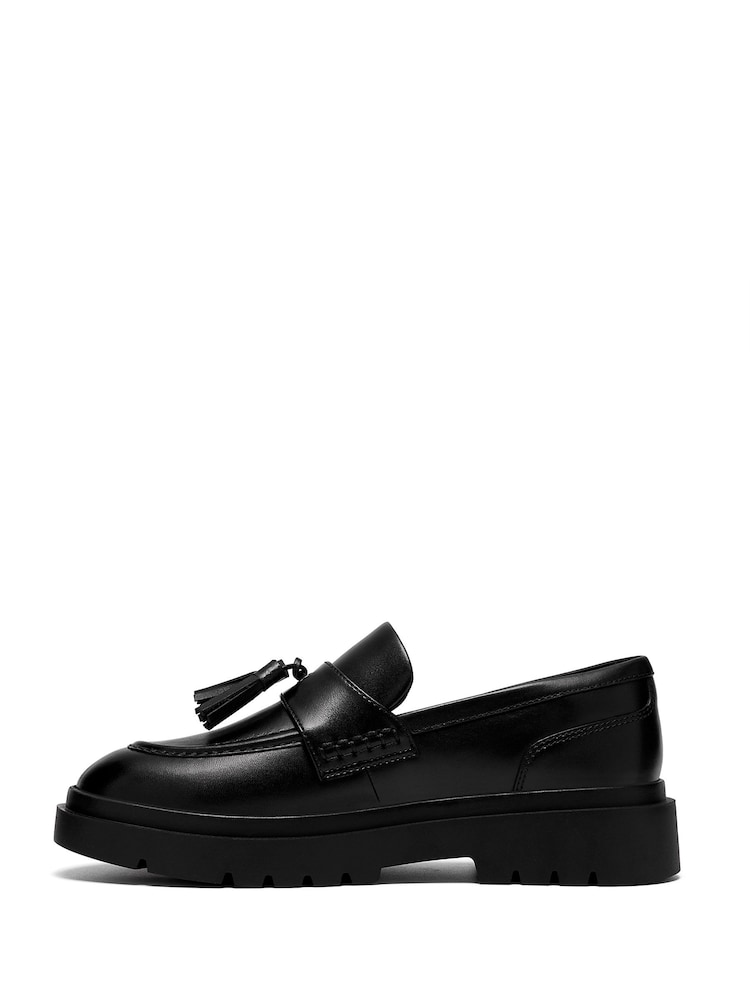 Clarks Black Derry Loafers - Image 2 of 6
