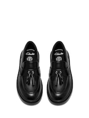 Clarks Black Derry Loafers - Image 4 of 6