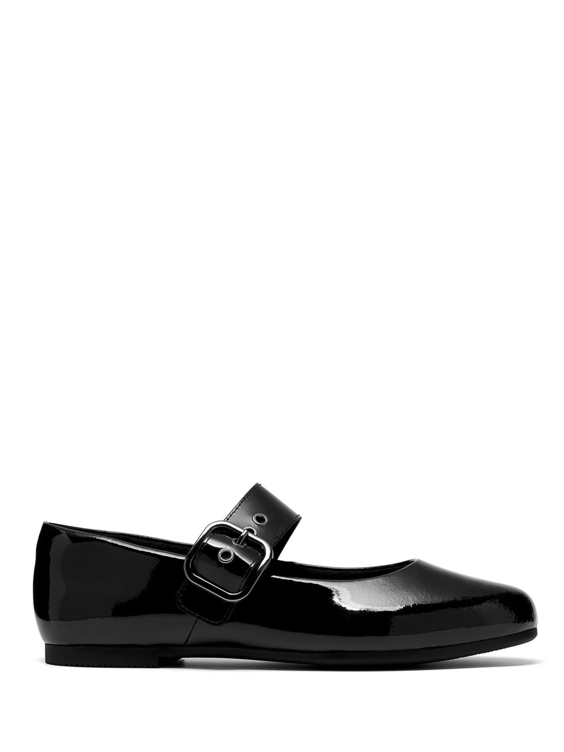 Clarks (Standard, 7 (Adults')) Porto Tap Y. Black Pat - Image 3