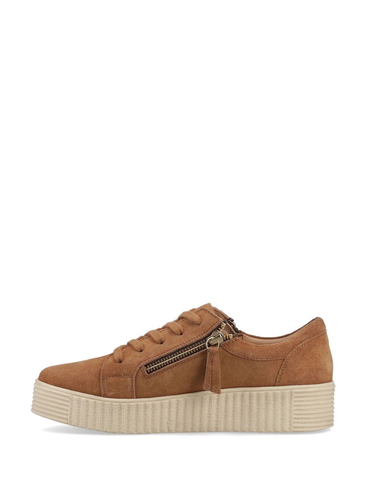 Hush Puppies Brown Tara Suede Trainers - Image 4 of 4 Hush Puppies Brown Tara Suede Trainers - Image 4 of 4
