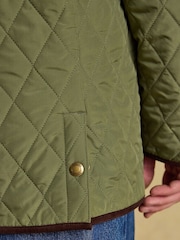 Joules Green Quilted Jacket - Image 10 of 12