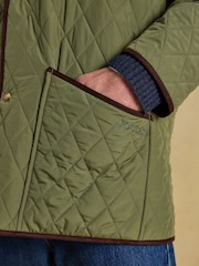 Joules Green Quilted Jacket - Image 6 of 12