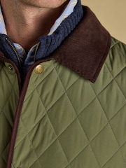 Joules Green Quilted Jacket - Image 8 of 12
