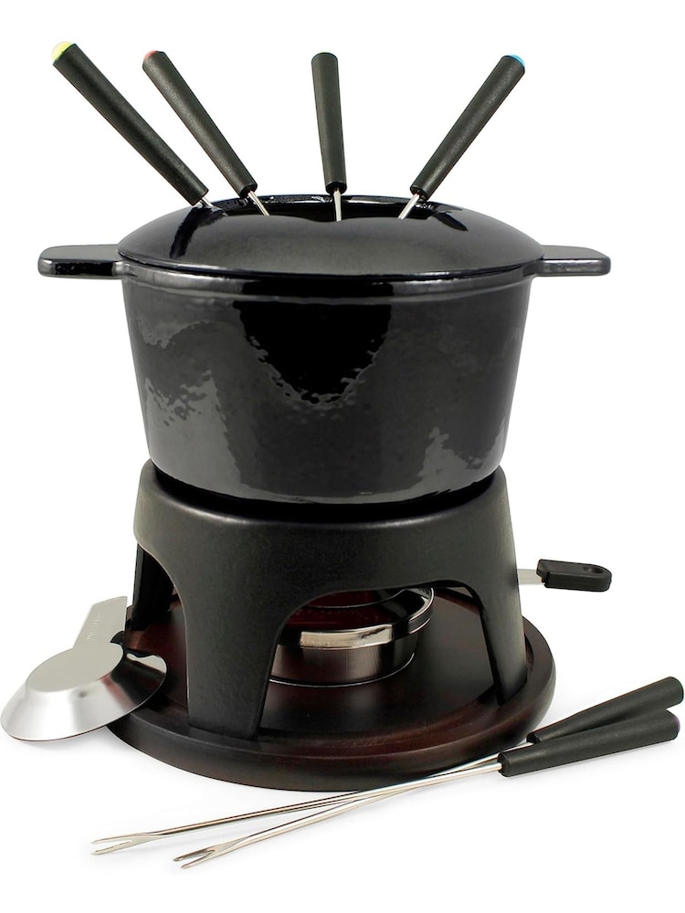 Swissmar Metallic Black Sierra Foundue Set 11 Piece - Image 1 of 4 Swissmar Metallic Black Sierra Foundue Set 11 Piece - Image 1 of 4