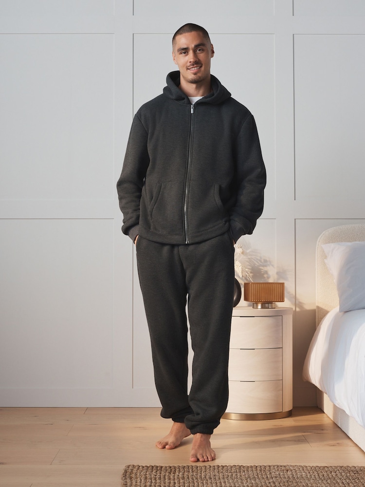Gris anthracite - Supersoft Borg Lined Joggers - Image 2 de 6 Gris anthracite - Supersoft Borg Lined Joggers - Image 2 de 6