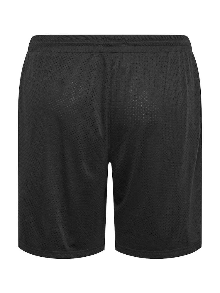 BadRhino Big & Tall Black Lightweight Mesh Shorts - Image 3 of 3