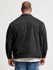BadRhino Big & Tall Black Denim Jacket - Image 6 of 8