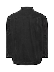 BadRhino Big & Tall Black Denim Jacket - Image 8 of 8