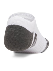 Under Armour White Performance Tech NoShow Socks 3 Pack - Image 2 of 3
