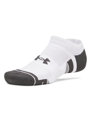 Under Armour White Performance Tech NoShow Socks 3 Pack - Image 3 of 3