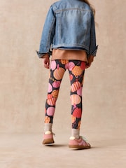 Pink/Orange Pumpkin Leggings (3-16yrs) - Image 3 of 8