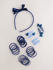 Navy Blue School Hair Set - Image 2 of 4