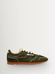 AUTRY Brown Windspin Ponyhair Low Profile Trainers - Image 1 of 6