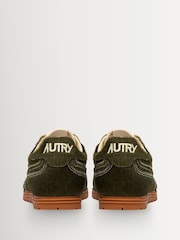 AUTRY Brown Windspin Ponyhair Low Profile Trainers - Image 3 of 6