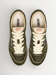 AUTRY Brown Windspin Ponyhair Low Profile Trainers - Image 4 of 6