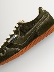 AUTRY Brown Windspin Ponyhair Low Profile Trainers - Image 5 of 6