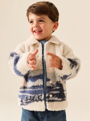 Ecru Scene - Borg polaire Shacket (3mois-7ans) - Image 2 de 4