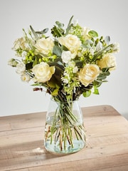 Arena Flowers Pure Love White Roses Bouquet - Image 1 of 4