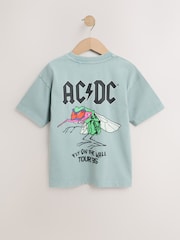 Mineral Washed ACDC - バンド Tシャツ（3～16 歳） - 画像 2 / 4