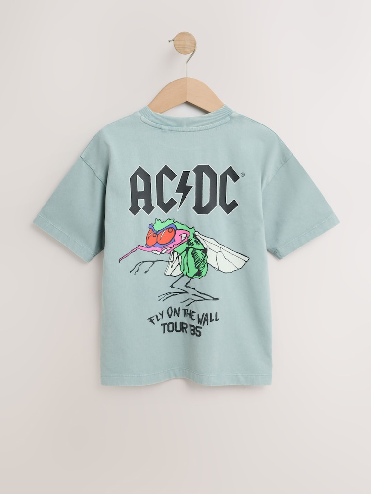 Mineral Washed ACDC - バンド Tシャツ（3～16 歳） - 画像 2 / 4