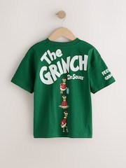 Green The Grinch - Kortærmet Jul T-Shirt (3-16år) - Billede 2 af 7