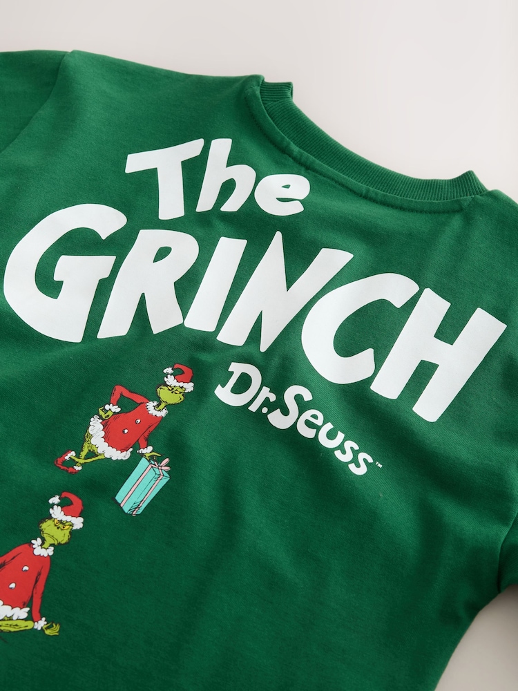 Green The Grinch - Kortærmet Jul T-Shirt (3-16år) - Billede 7 af 7 Green The Grinch - Kortærmet Jul T-Shirt (3-16år) - Billede 7 af 7