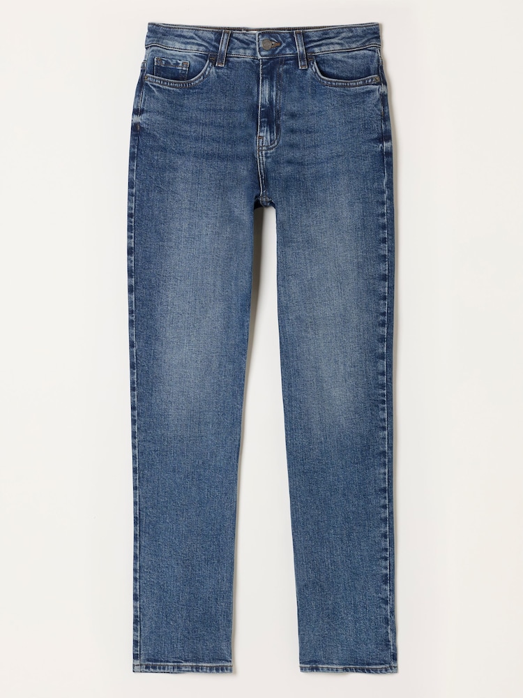 FatFace Chesham Dark Blue Girlfriend Jeans - Image 7 of 7 FatFace Chesham Dark Blue Girlfriend Jeans - Image 7 of 7