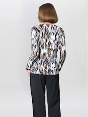 Gina Bacconi Animal Print Nessa Jumper - Image 2 of 4