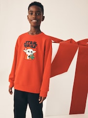 Red Star Wars Christmas Crew Neck Sweater (3-16yrs) - Image 1 of 3
