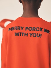 Red Star Wars Christmas Crew Neck Sweater (3-16yrs) - Image 3 of 3