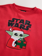 Punainen Star Wars - Joulu Pyöreä kaula-aukko Pusero (3-16vuotta) - Kuva 6 / 7