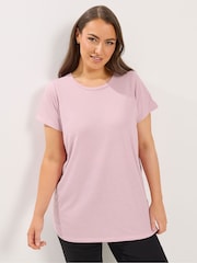 Yours Curve Green Short Sleeves Core T-Shirts 3 Pack - Image 2 of 6