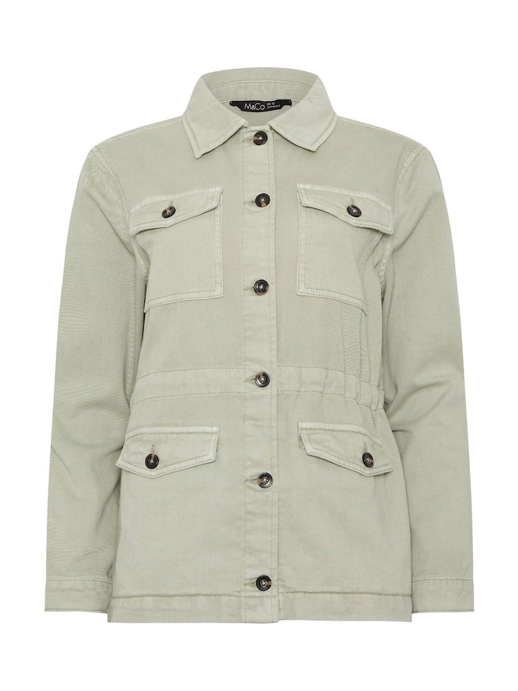M&Co Green Four Pocket Jacket - Image 5 of 5