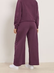 M&Co Red Petite Wide Leg Joggers - Image 3 of 5