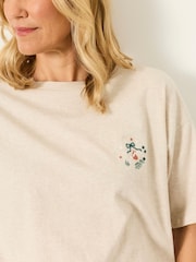 FatFace Oatmeal Fox Graphic Graphic Tee - Image 3 of 6