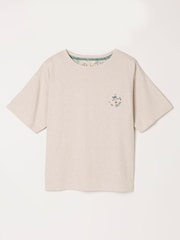 FatFace Oatmeal Fox Graphic Graphic Tee - Image 6 of 6