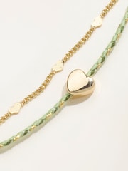 FatFace Heart Cord Bracelet - 画像 2 / 2