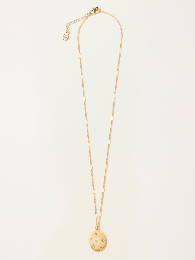FatFace December Birth Flower Necklace - Image 1 of 2 FatFace December Birth Flower Necklace - Image 1 of 2