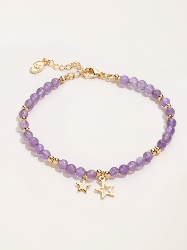 Φεβρουάριος - FatFace Birth Stone Bracelet - Εικόνα 1 του 2