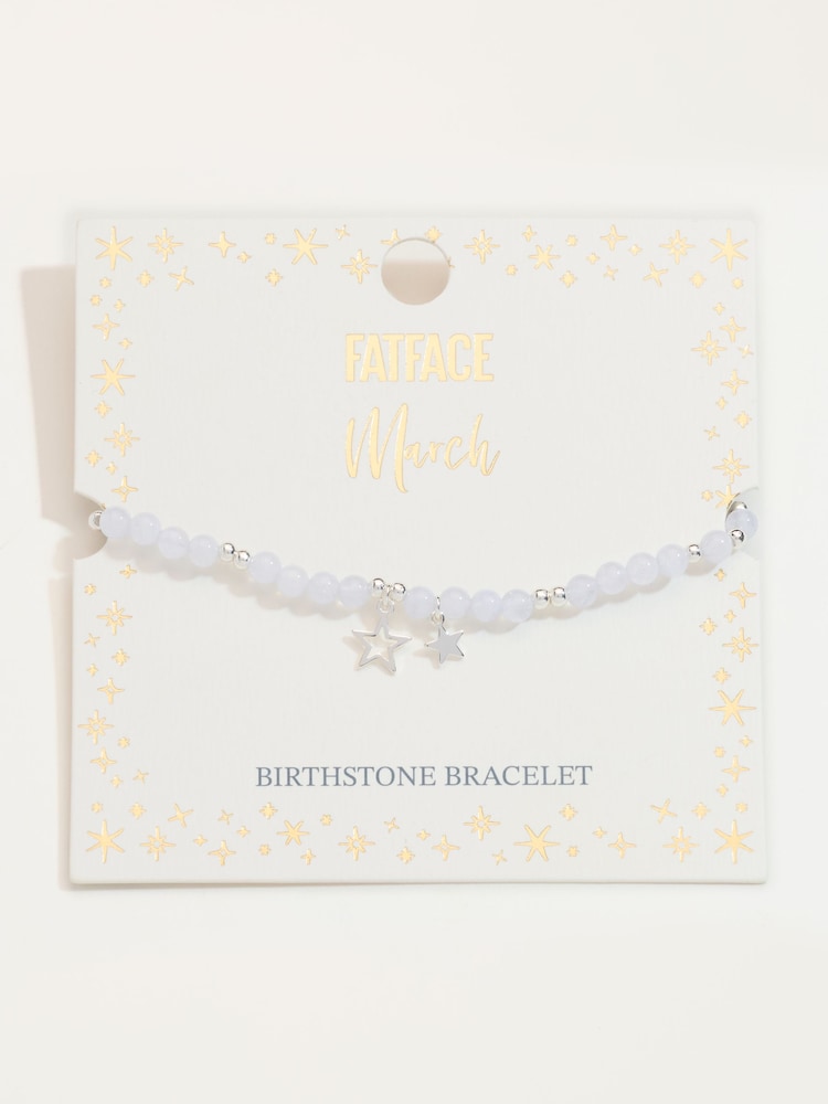 FatFace March Birth Stone Bracelet - Image 3 of 3 FatFace March Birth Stone Bracelet - Image 3 of 3
