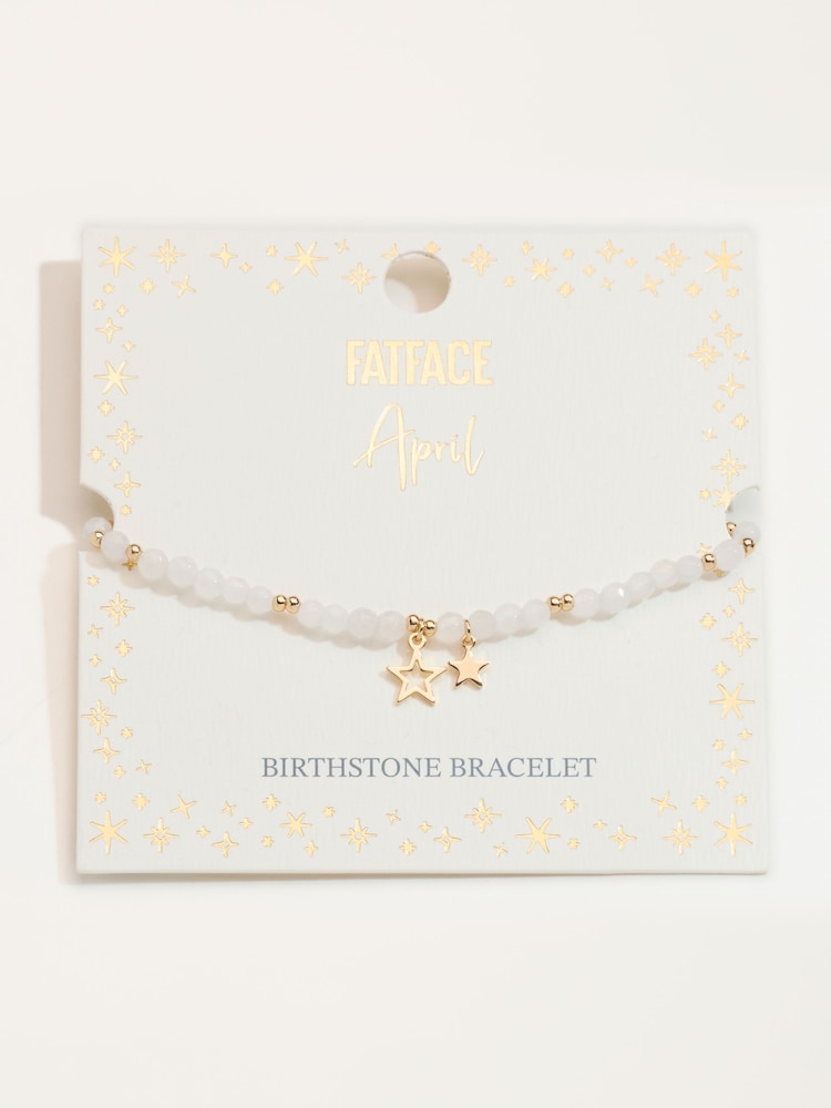 FatFace April Birth Stone Bracelet - Image 3 of 3 FatFace April Birth Stone Bracelet - Image 3 of 3