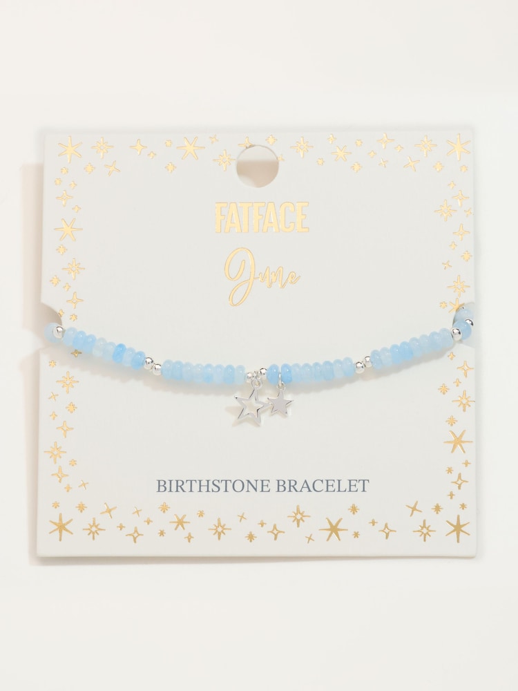 FatFace June Birth Stone Bracelet - Image 3 of 3 FatFace June Birth Stone Bracelet - Image 3 of 3