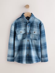 Cheque azul - Camiseta de manga larga (3-16años) - Imagen 1 de 4